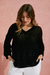 SWEATER CALADO YOKO NEGRO - comprar online