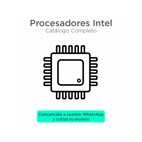 Catálogo Completo de Procesadores Intel