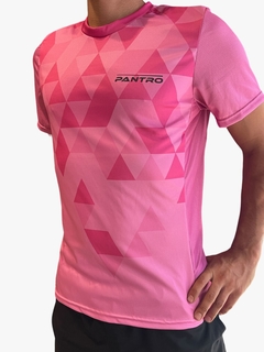 REMERA RUNNING DEPORTIVA UNISEX ROSA - comprar online