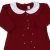 Saída de Maternidade Tricô Vestido Mariana Vermelho Escuro - comprar online