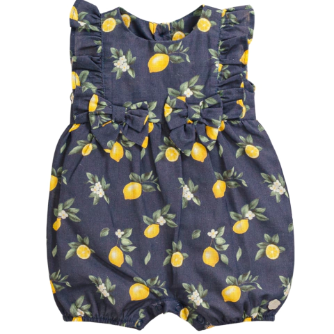 Macacão Curto LInho Limão Siciliano