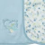 Kit Fraldinha de Boca Suedine Floral Azul - comprar online
