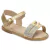 Sandália Kids Strass Dourada