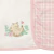 Kit Fraldinha de Boca Suedine Gatinha Xadrez Rosa - comprar online