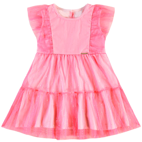 Vestido Tule Pink