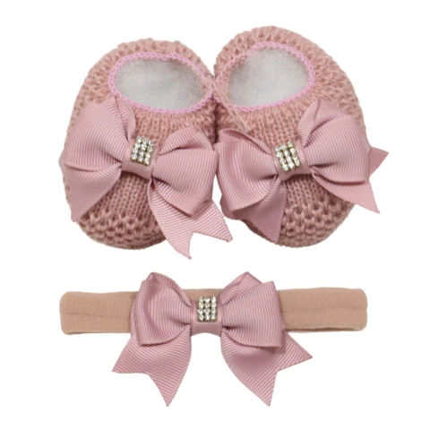 Kit Acessórios Laço Helena Rosê