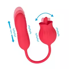 BLISS KISS ESTIMULADOR CLITORIANO DUPLO EM FORMATO DE FLOR - comprar online