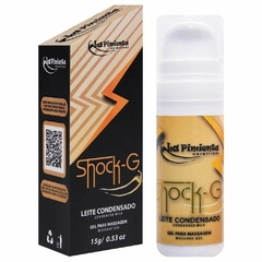 SHOCK-G VIBRADOR LÍQUIDO BEIJÁVEL LEITE CONDENSADO 15G