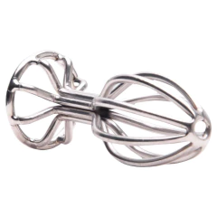 PLUG ANAL PEQUENO VAZADO EM AÇO INOXIDÁVEL - Tantra Sex Shop