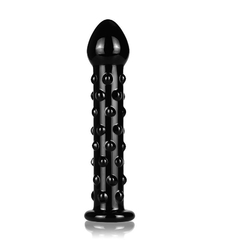 PLUG ANAL EM VIDRO COM RELEVO