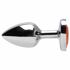 PLUG ANAL P CORAÇÃO DOURADO - comprar online