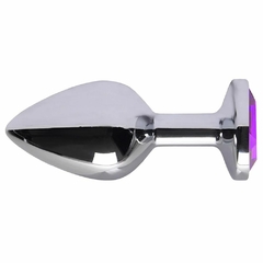 PLUG ANAL M EM METAL PEDRA ROXO na internet