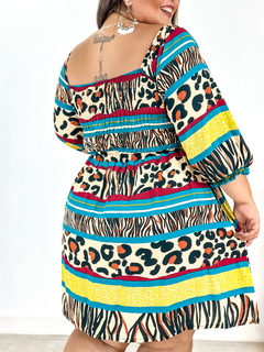 Imagem do Vestido Lastex Animal