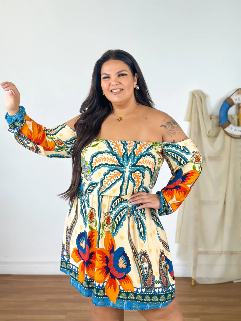 Vestido Ombro a Ombro Verão