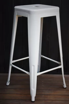 BANQUETA TOLIX BLANCO MATE 75 CMS - comprar online