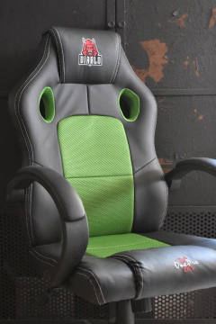 SILLA GAMER DIABLO ONE PRO VERDE - comprar online
