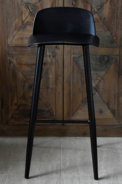 BANQUETA NERD BAR STOOL NEGRO X2 - JB Lacroux Restoration 