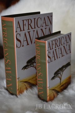 BOOK BOX SET X 2 AFRICAN SAVANA BB4 - comprar online