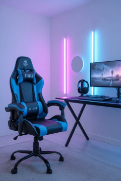 SILLA GAMER DIABLO RACER 2 CELESTE