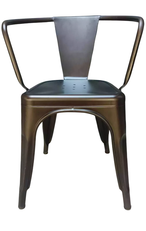 3030-CO - SILLA TOLIX CON APOYABRAZOS COBRE - comprar online