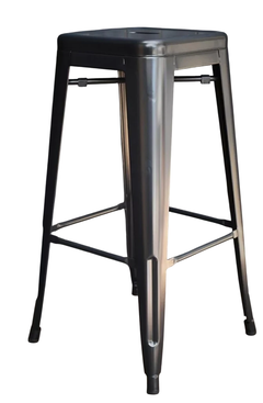 Banqueta Tolix Negro mate 75 cms - comprar online