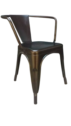 3030-CO - SILLA TOLIX CON APOYABRAZOS COBRE - JB Lacroux Restoration 