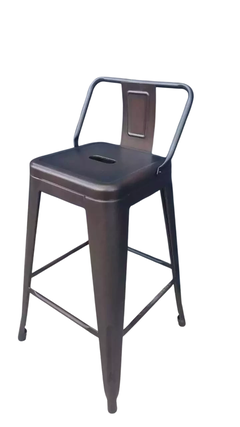 BANQUETA MEDIO RESPALDO 75CM COBRE en internet