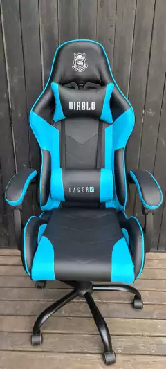 SILLA GAMER DIABLO RACER 2 CELESTE