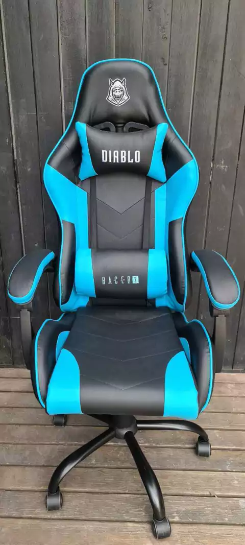 SILLA GAMER DIABLO RACER 2 CELESTE