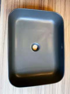 BACHA DE APOYO MARCA HOESCH FOSTER GRIS MATE- 50*40*13.5CM en internet