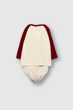 Body Tirso Blanco y Bordo en internet