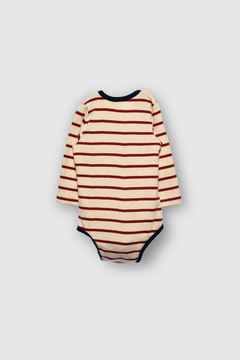 Body Tirso Rayado Crudo y Bordo en internet