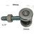RODIZIO STANLEY DUPLO 1.1/4" COM ROLAMENTO