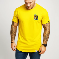 Camiseta Longline Estampa Frente e Costa Minha Esperança - comprar online