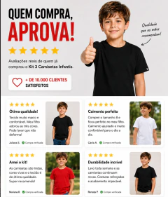 Camiseta Infantil 100% Algodão Ultra Premium Los Angeles LA - loja online