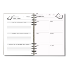 Caderno de Estudo Pessoal coleção Mens 8 - Lec Scraps