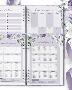 Agenda 2026 DATADA VIOLETA 2dpp - Lec Scraps