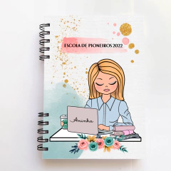 Caderno para o curso de pioneiro Coleção Girls - Lec Scraps