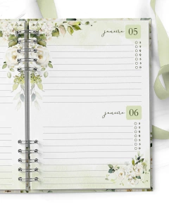 Imagem do Agenda PERMANENTE ROSAS BRANCAS