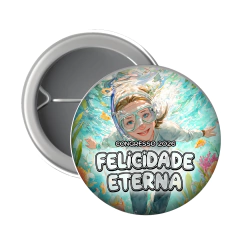 Kit Caderno e Button Congresso modelo 96 - loja online