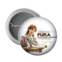 Button congresso Atacado 20 unidades - Lec Scraps