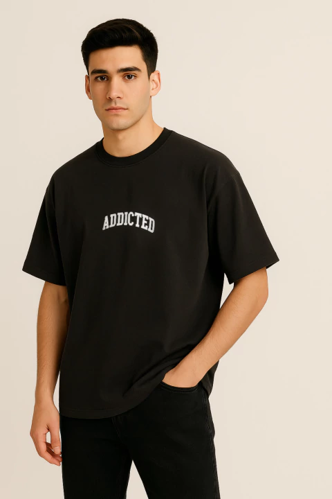 Remera Addicted Black