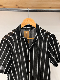 Camisa Crochet Napoles Black - comprar online