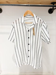 Camisa Crochet Napoles White