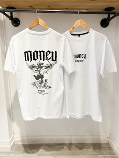 Remera Oversize Money White