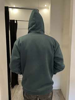 Hoodie Oversize Basic Green - Wonderland Clothing