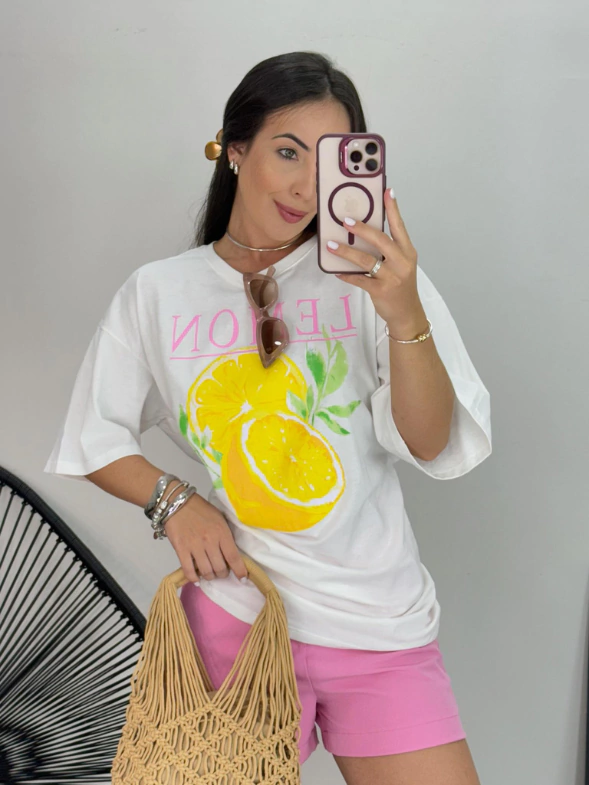 T-Shirt Lemon Off-White