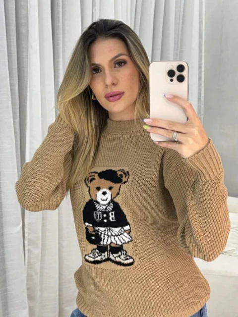 Blusa Tricot Ursa