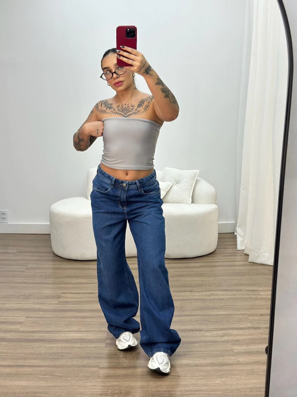 Blusa Cropped Tomara que caia Tube