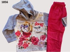 Conjunto Infantil Moletom Cachorro e Gato (CJI1856)